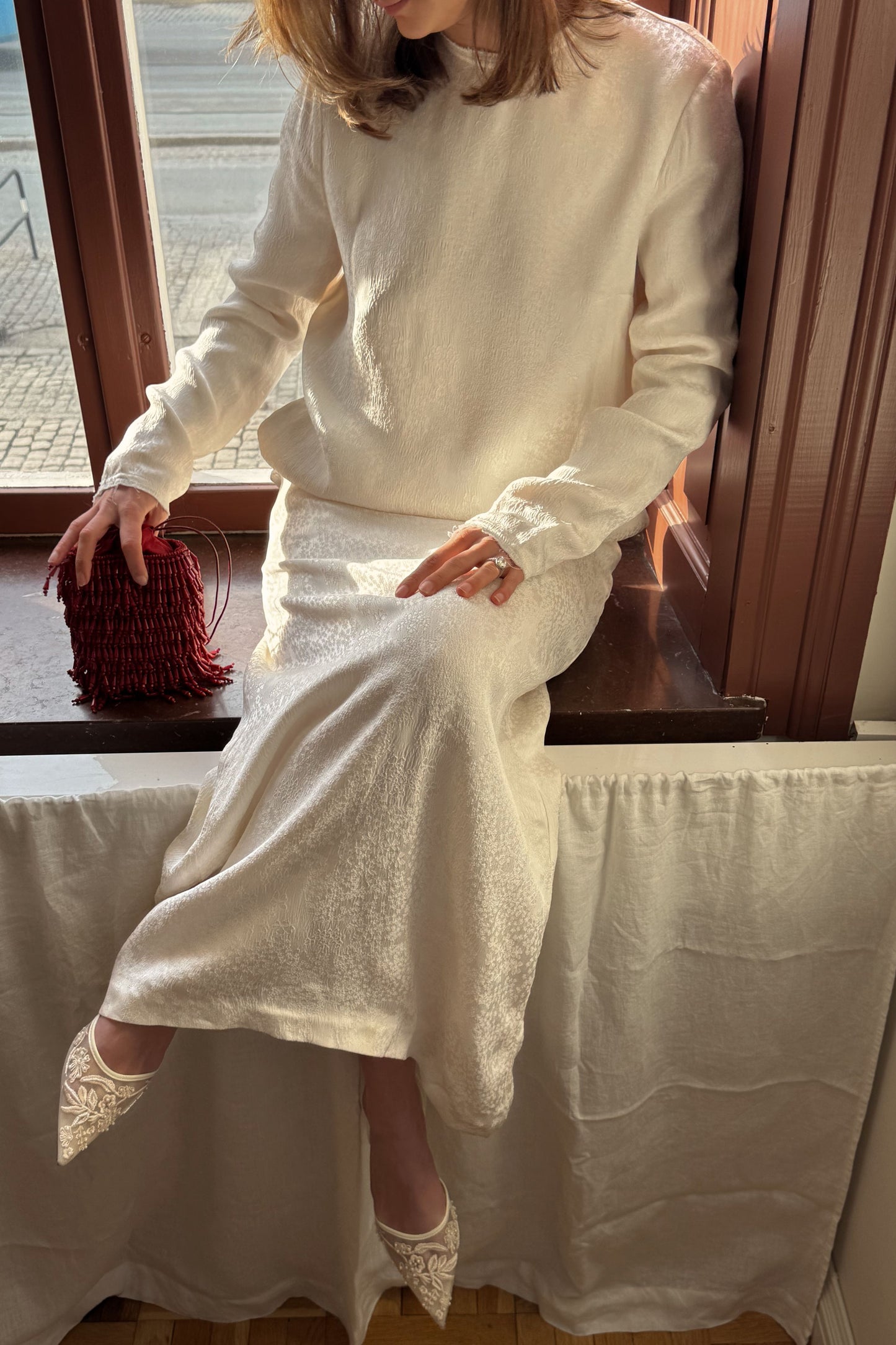 Toteme Jacquard Wedding Dress