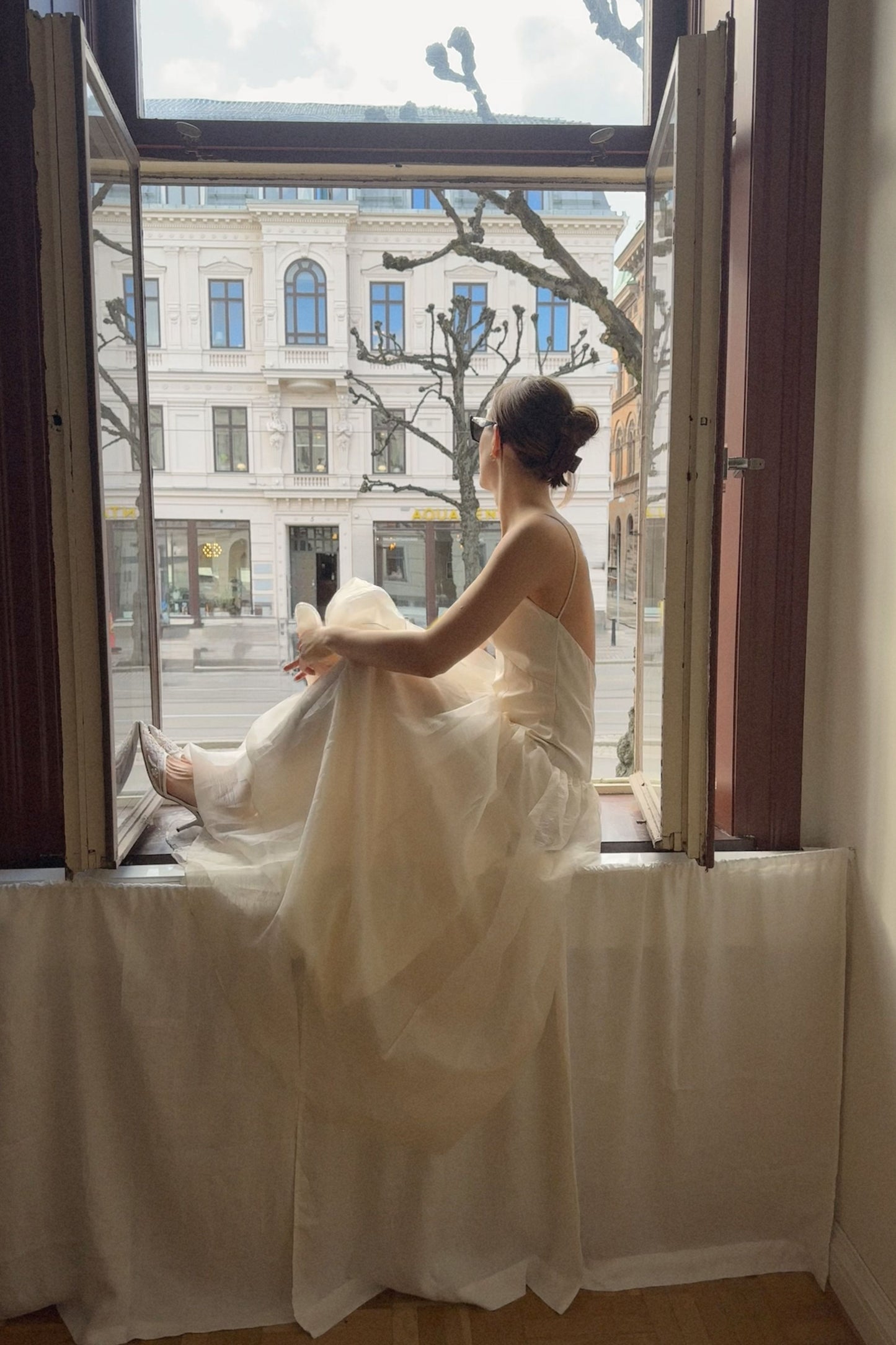 Wedding Scarf Dress