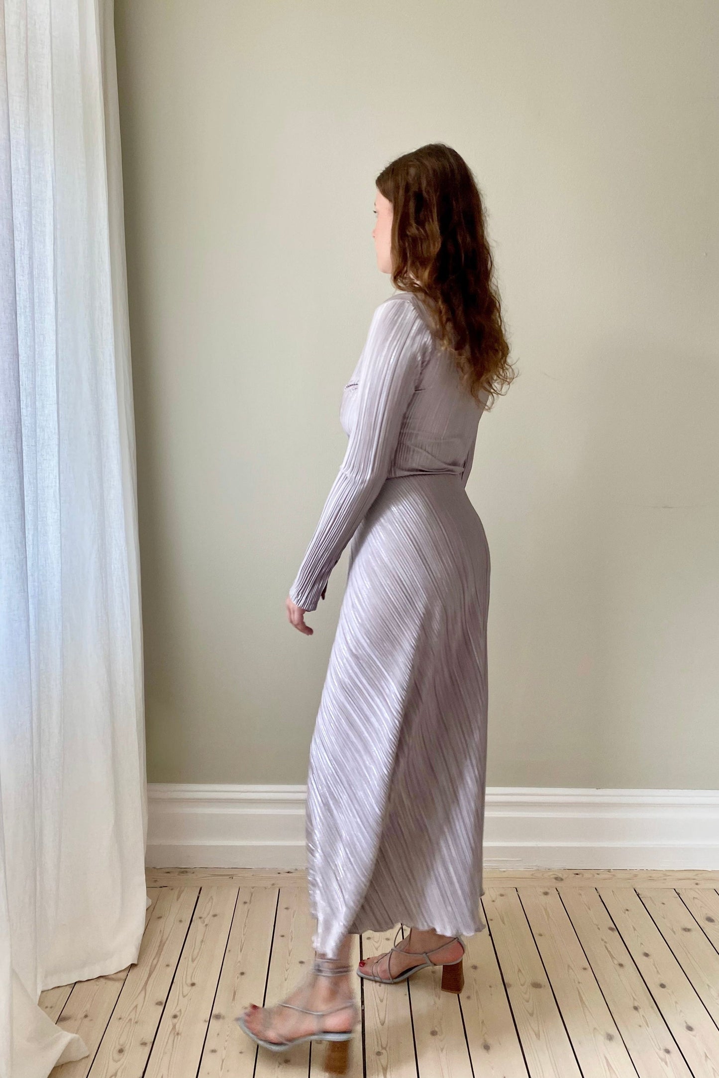 Rotate Metallic Dress