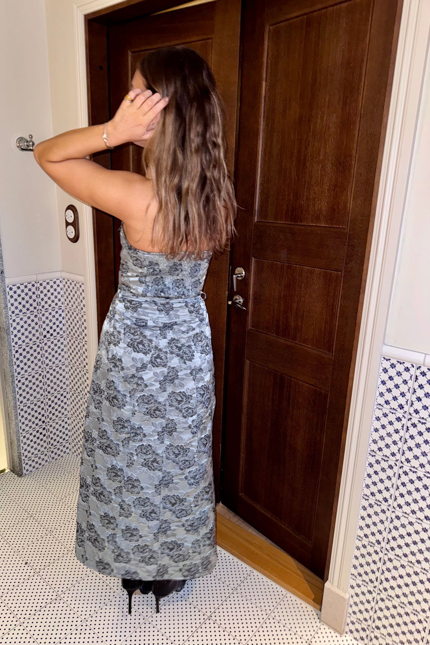 Ganni Corsage Jaquard Dress