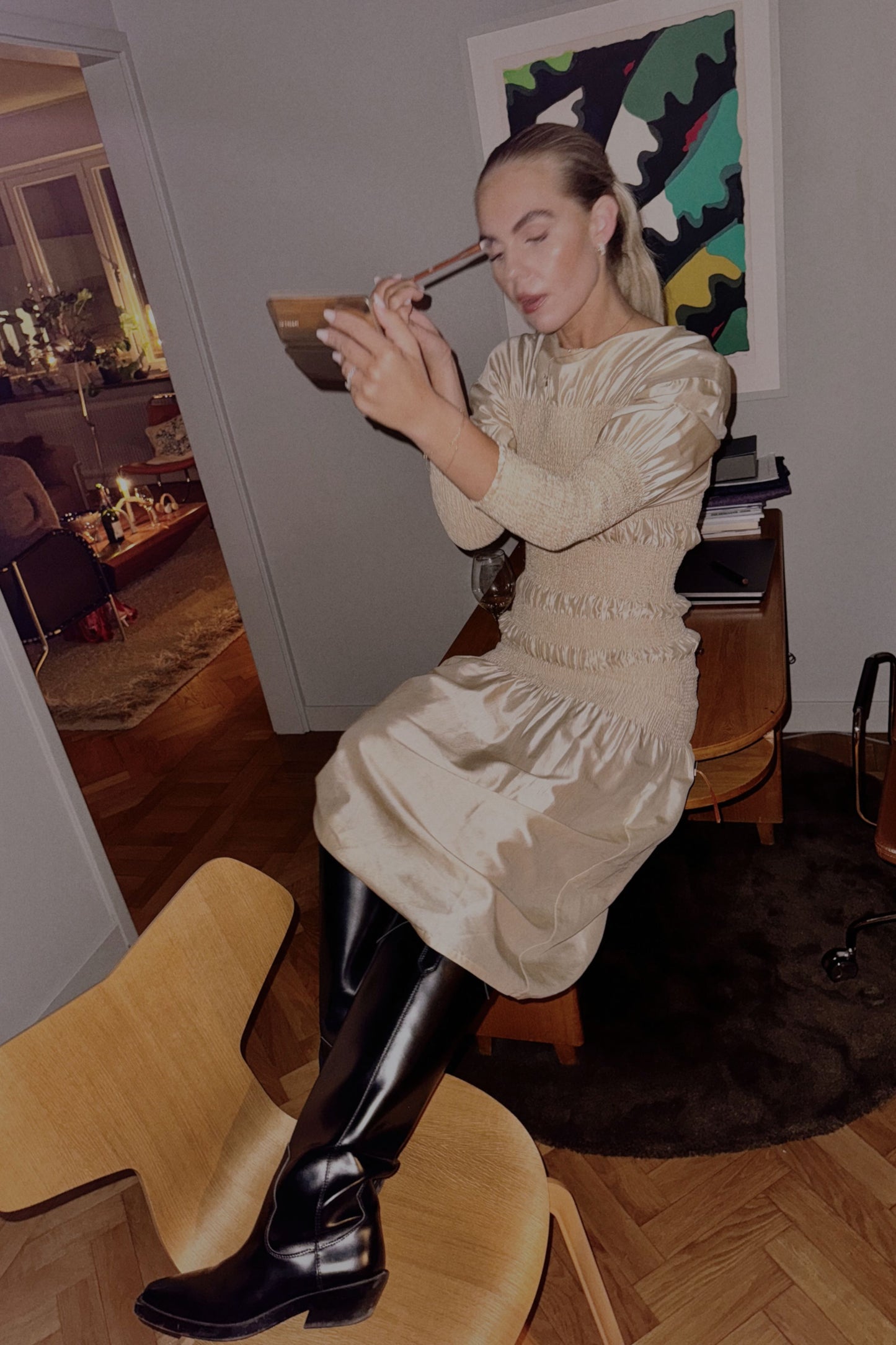 Toteme Coripe Creamy Dress