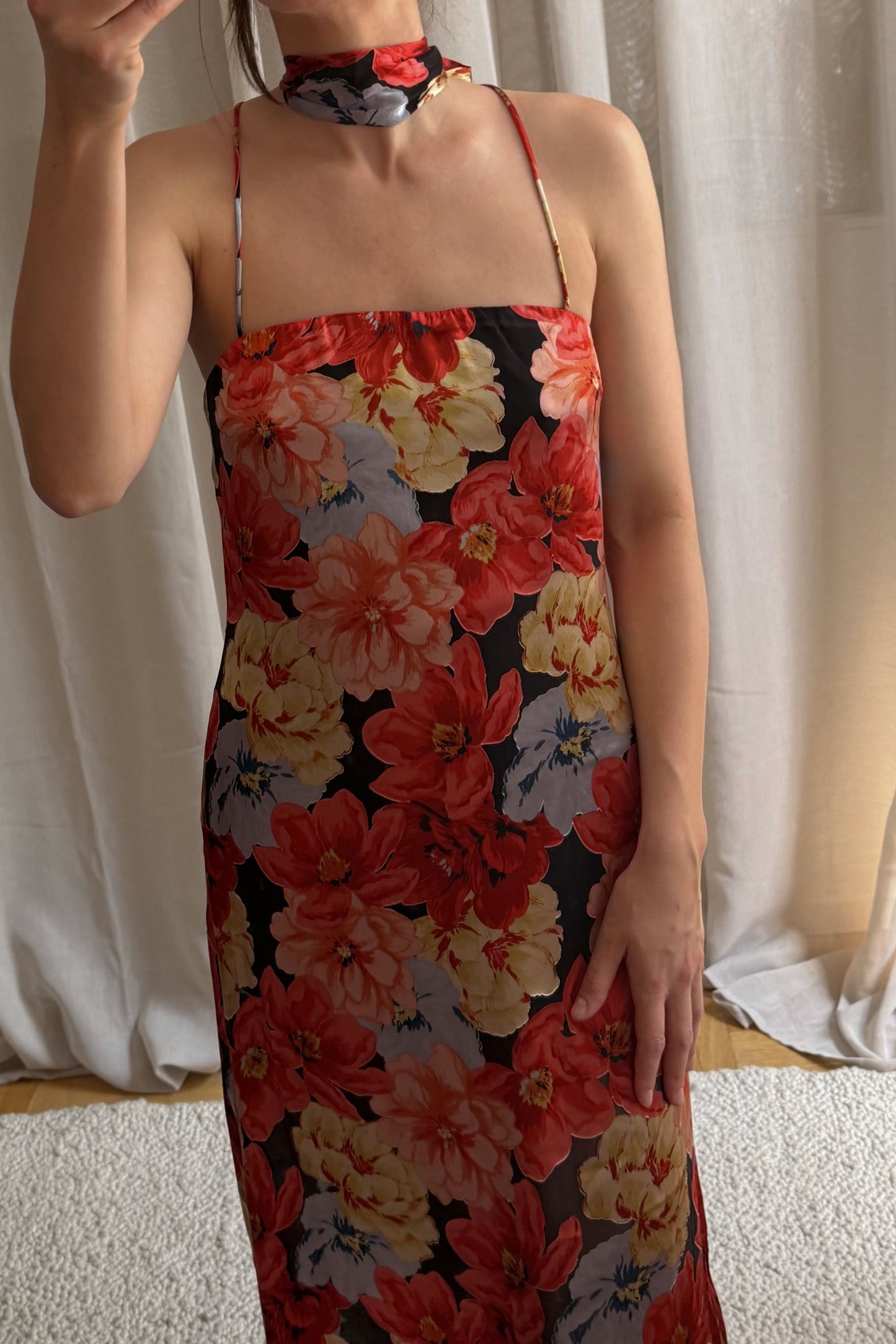 Gestuz Silk Flower Dress