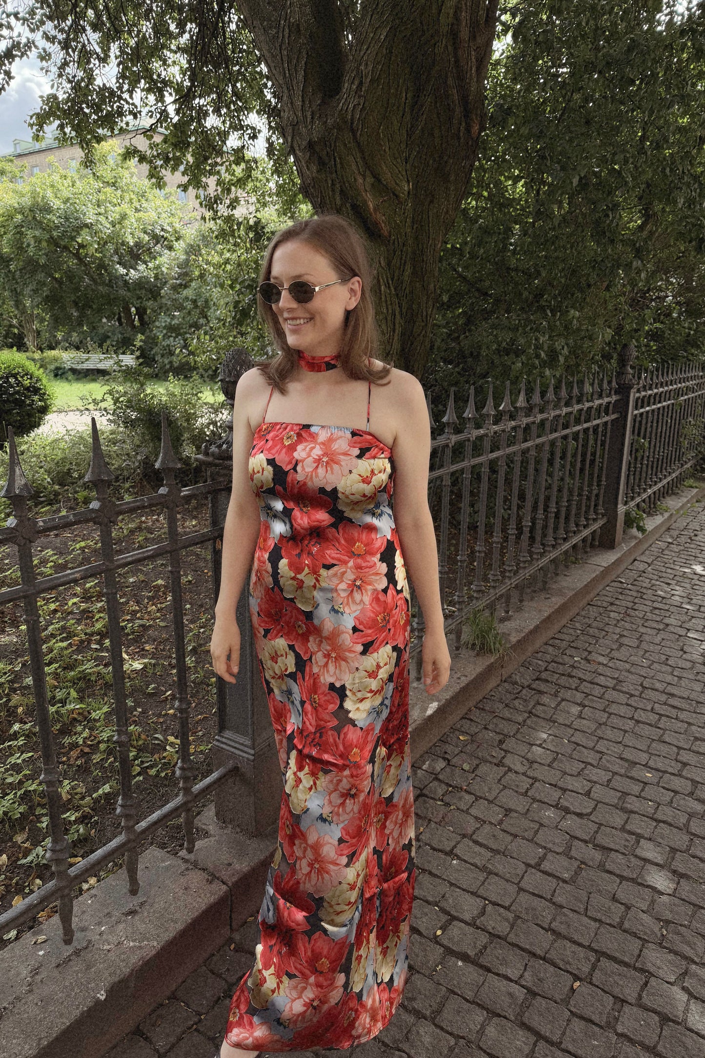 Gestuz Silk Flower Dress