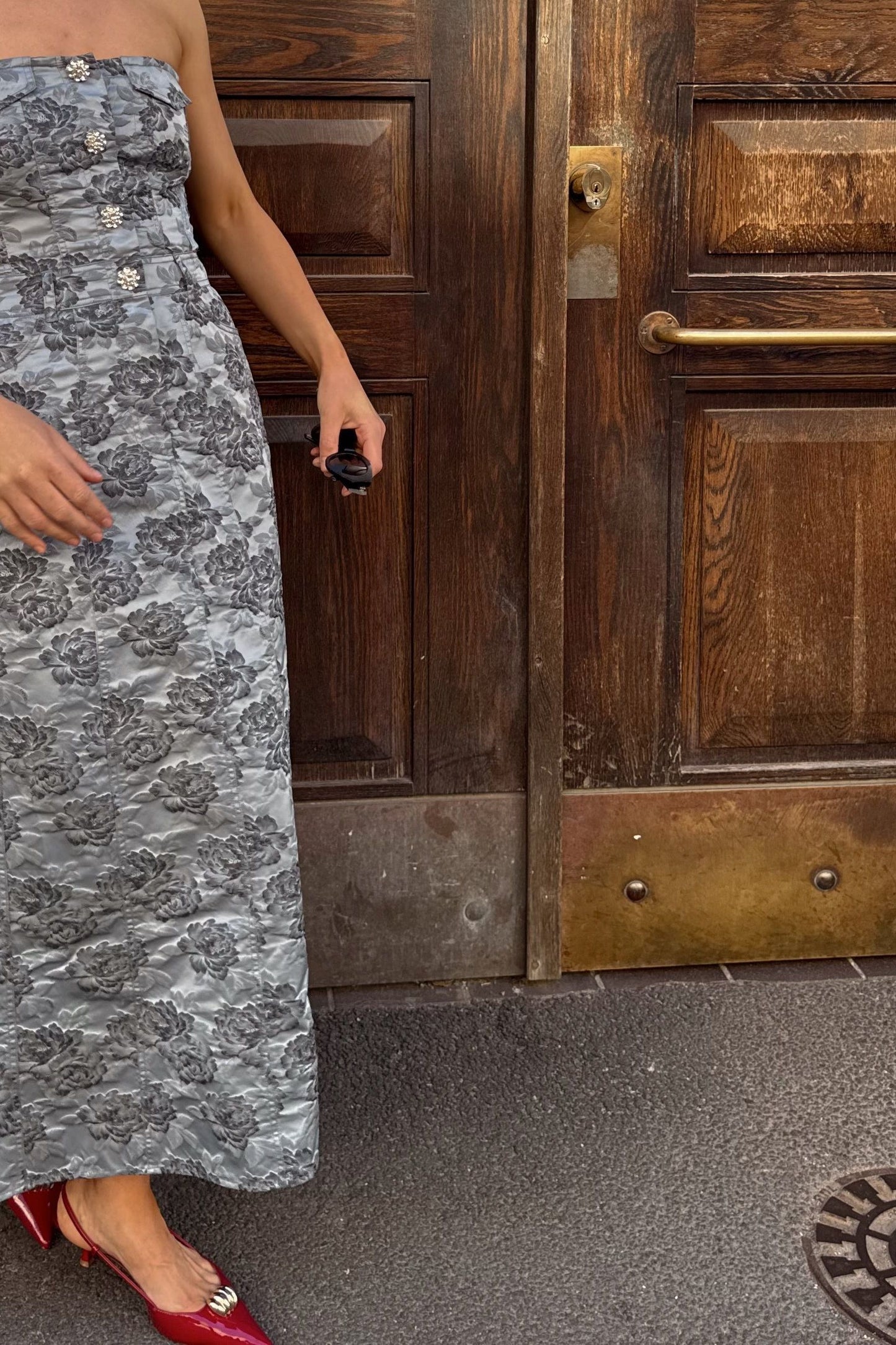 Ganni Corsage Jaquard Dress