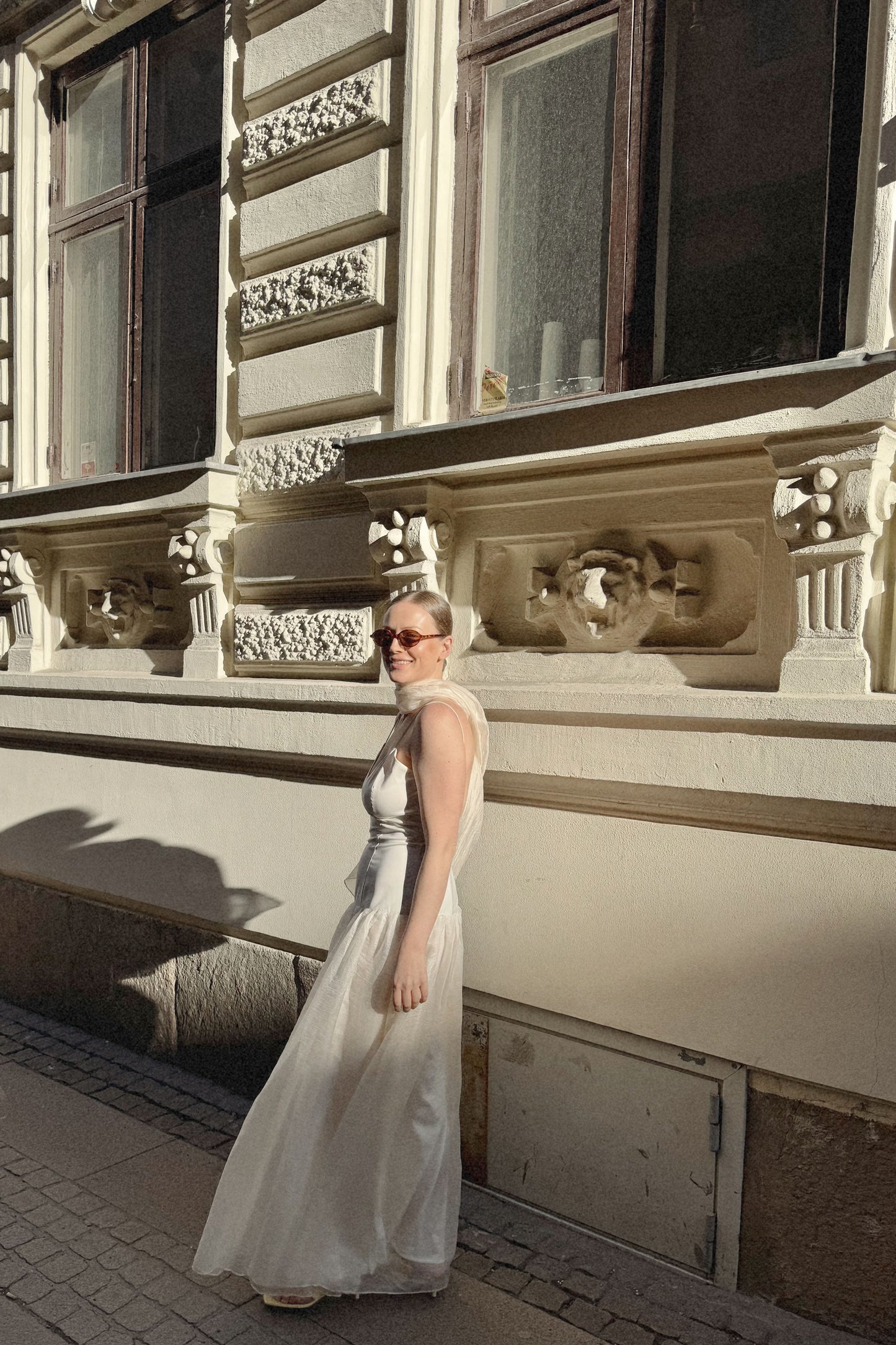 Wedding Scarf Dress
