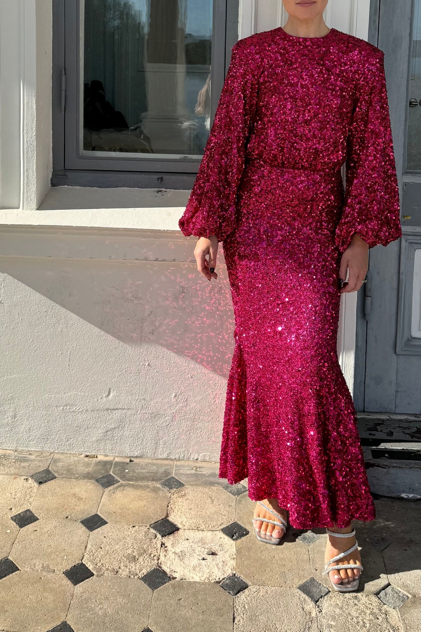 The Rasberry Pink Rotate Dress