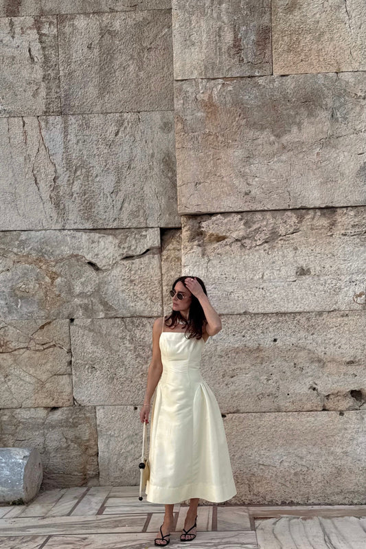 Malina Lemon Dress