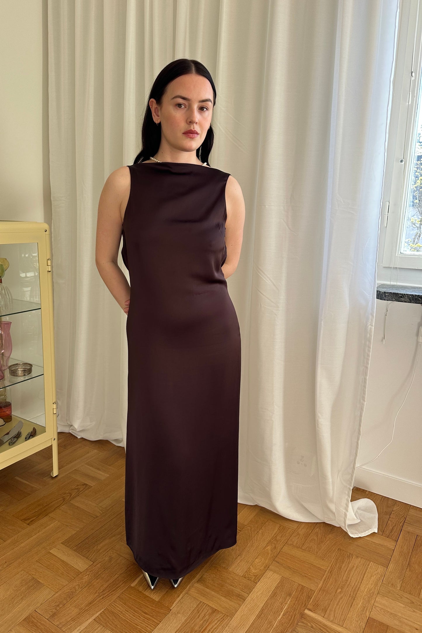Dagmar Waterfall Midi Dress
