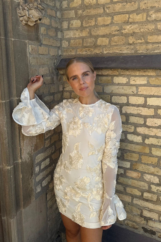 The Rotate Mini Floral Wedding Dress