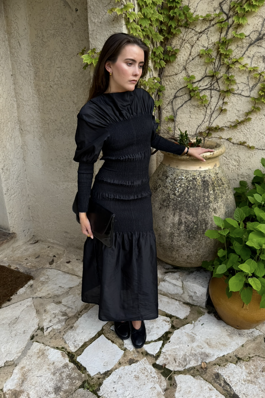 Toteme Coripe Black Dress