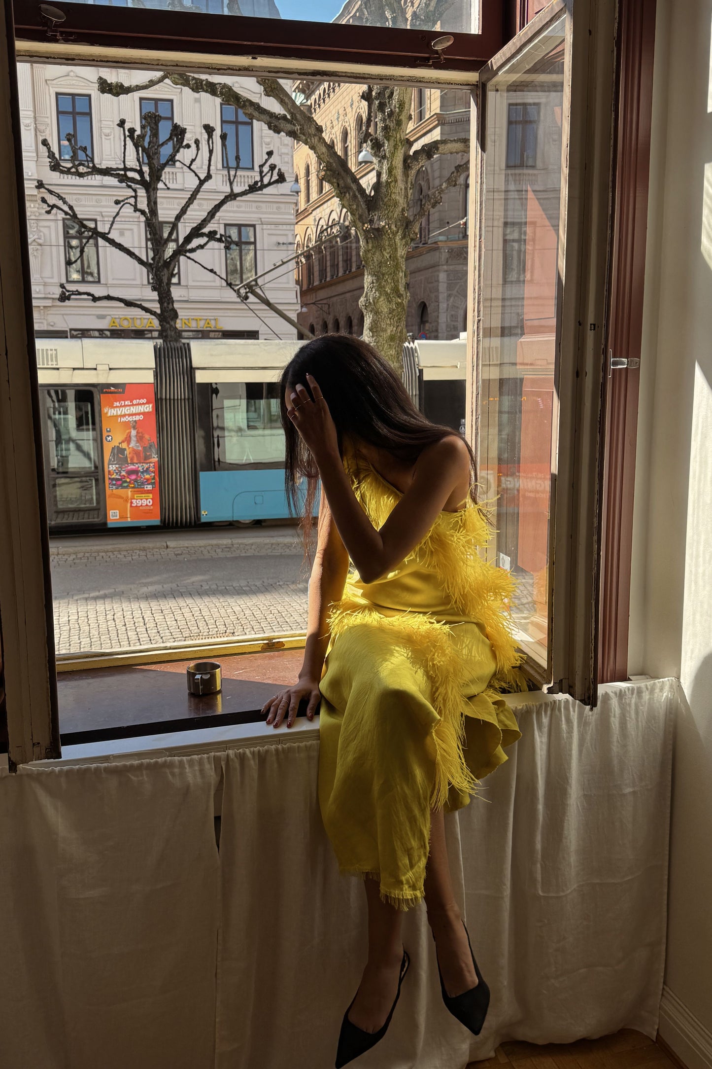 Marques'Almeida Feather Dress