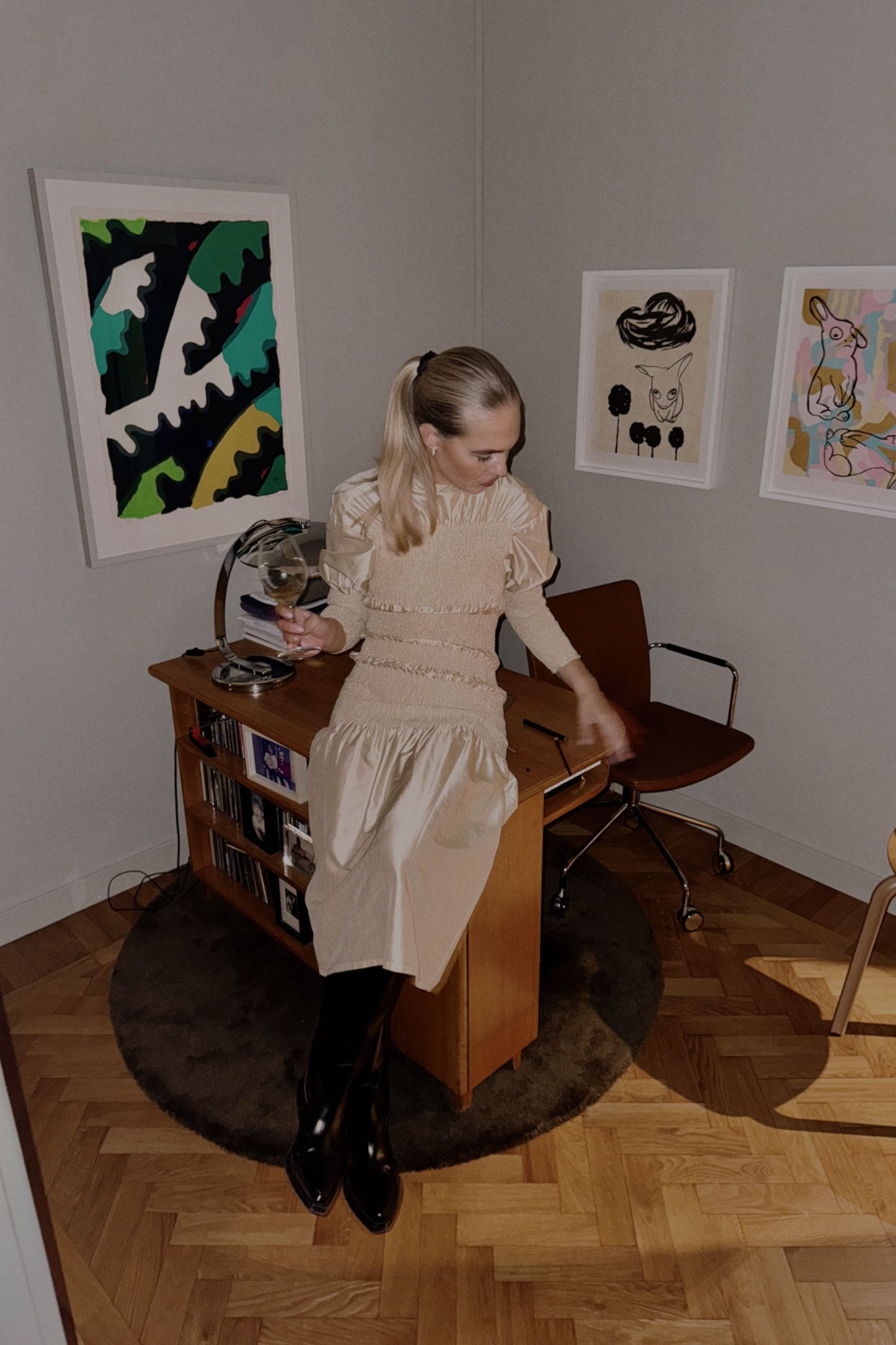 Toteme Coripe Creamy Dress