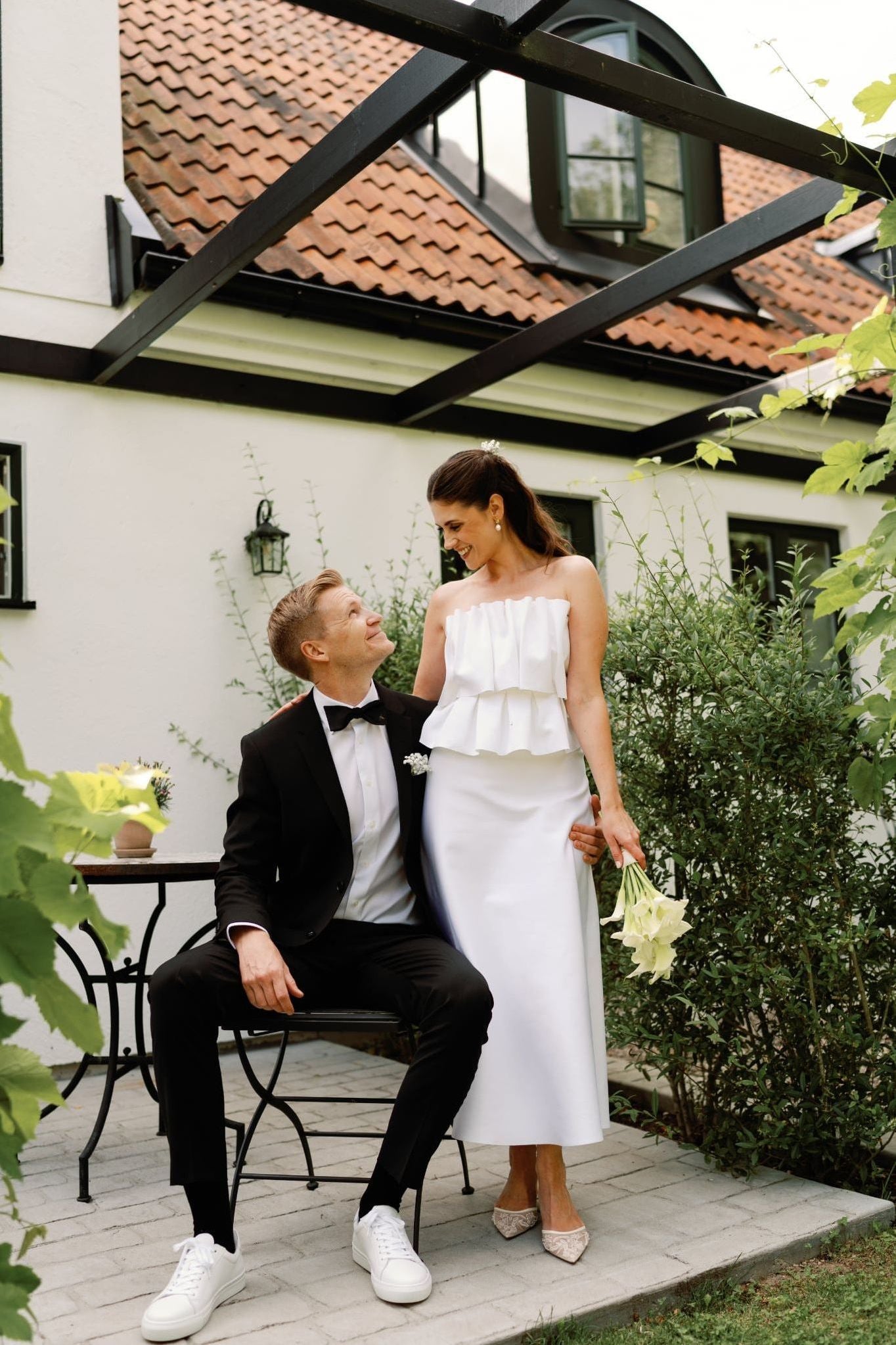 Dagmar Sculpted White Dress