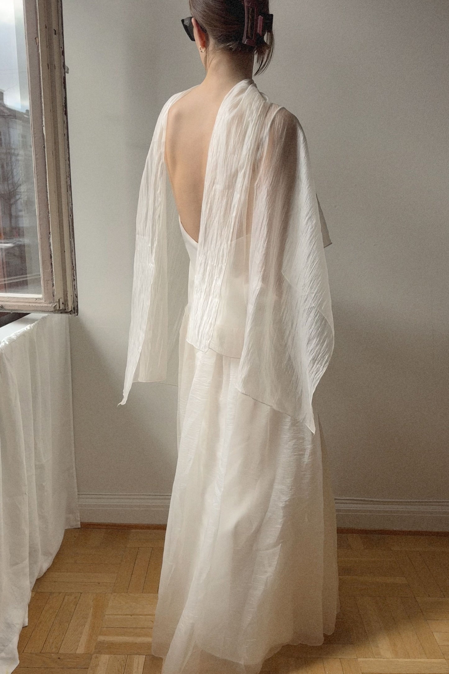 Wedding Scarf Dress