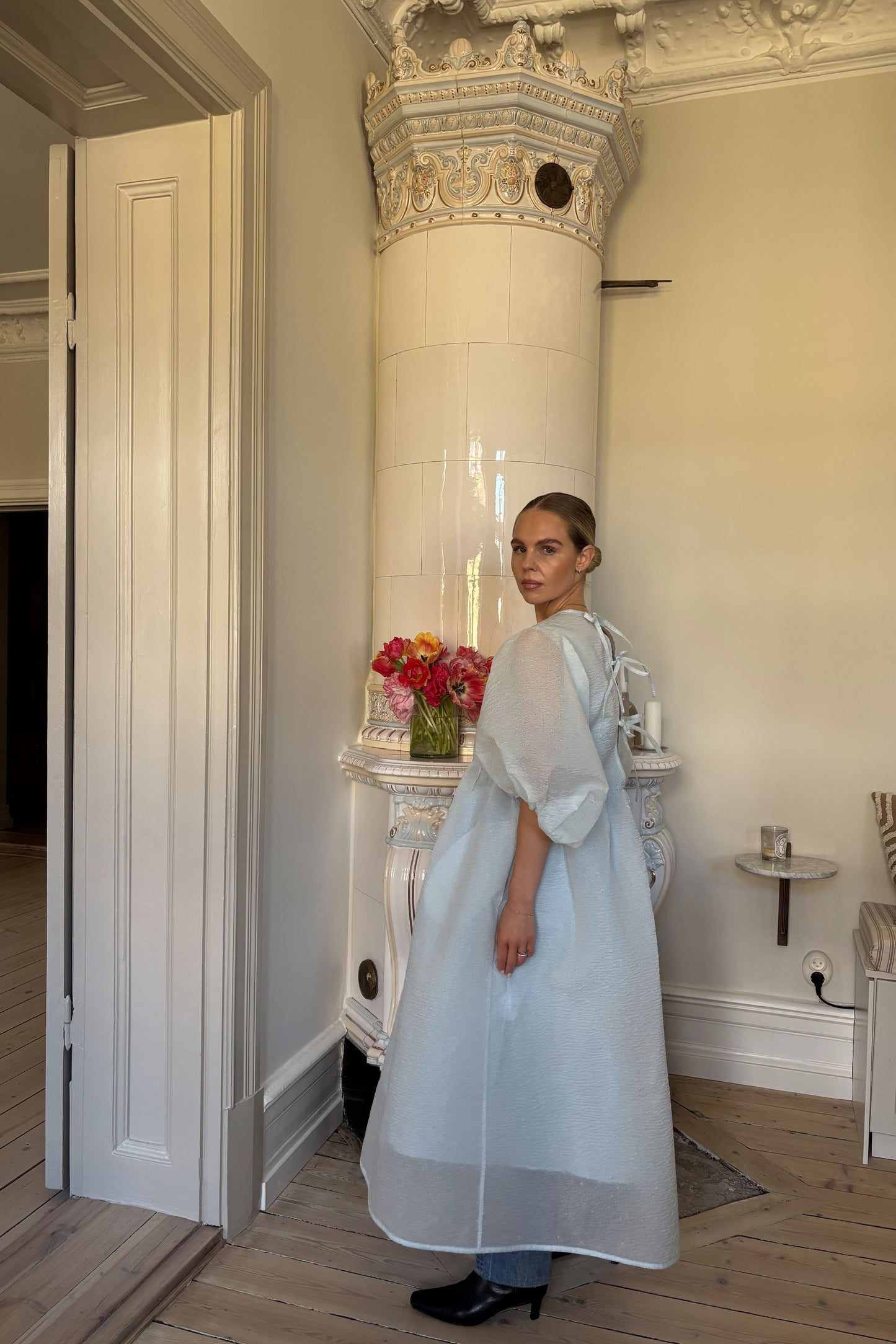 Cecilie Bahnsen Karmen Blue Dress