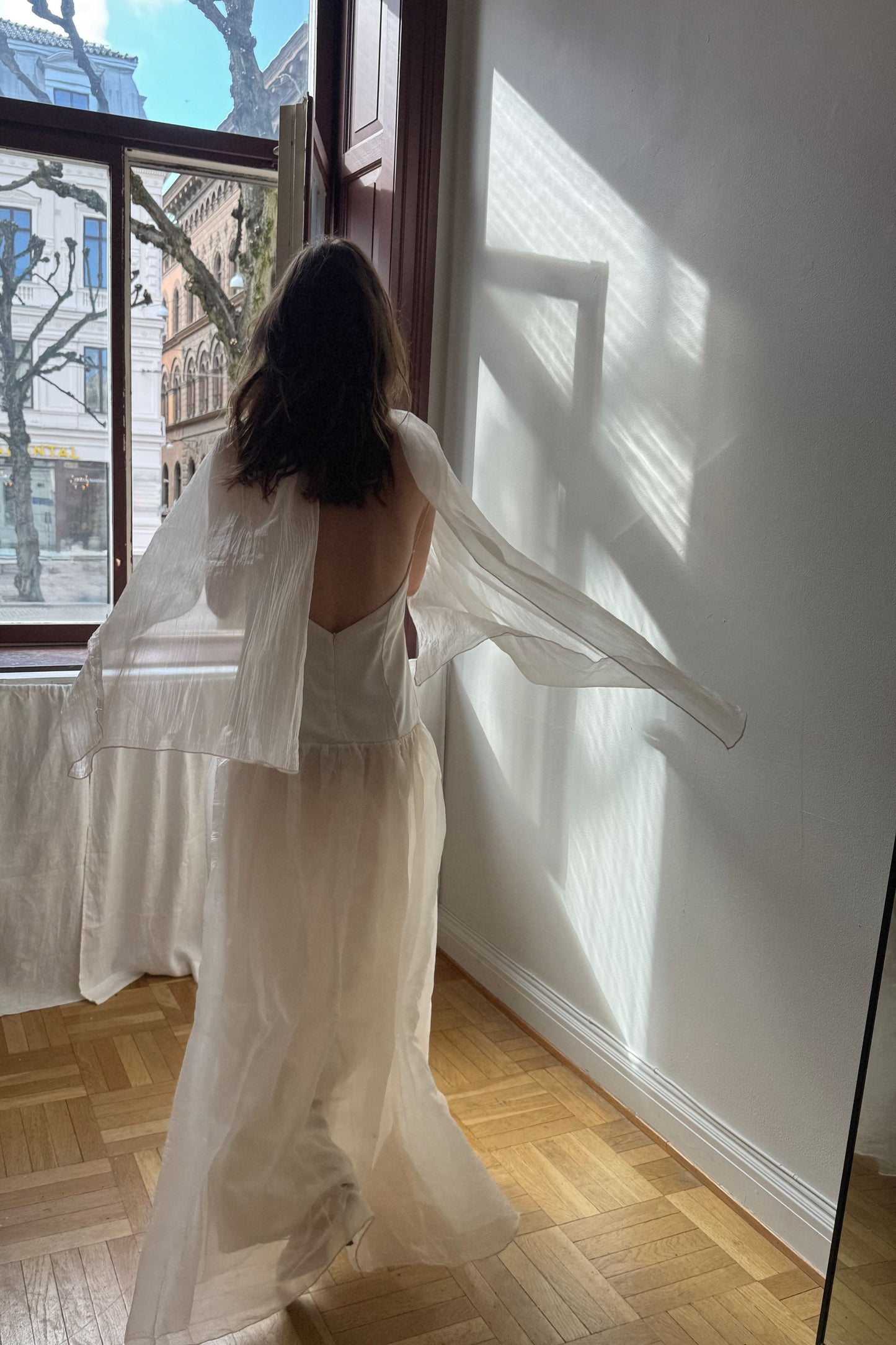 Wedding Scarf Dress