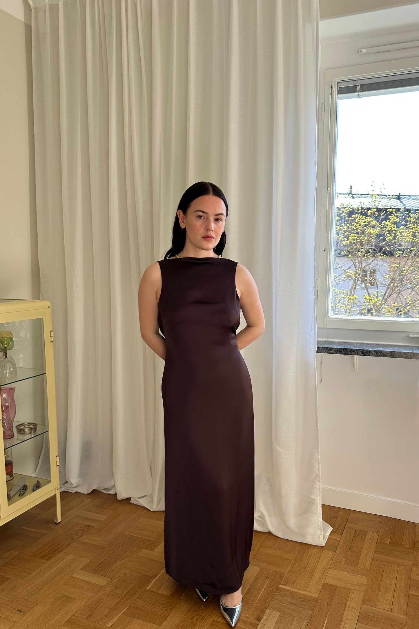 Dagmar Waterfall Midi Dress