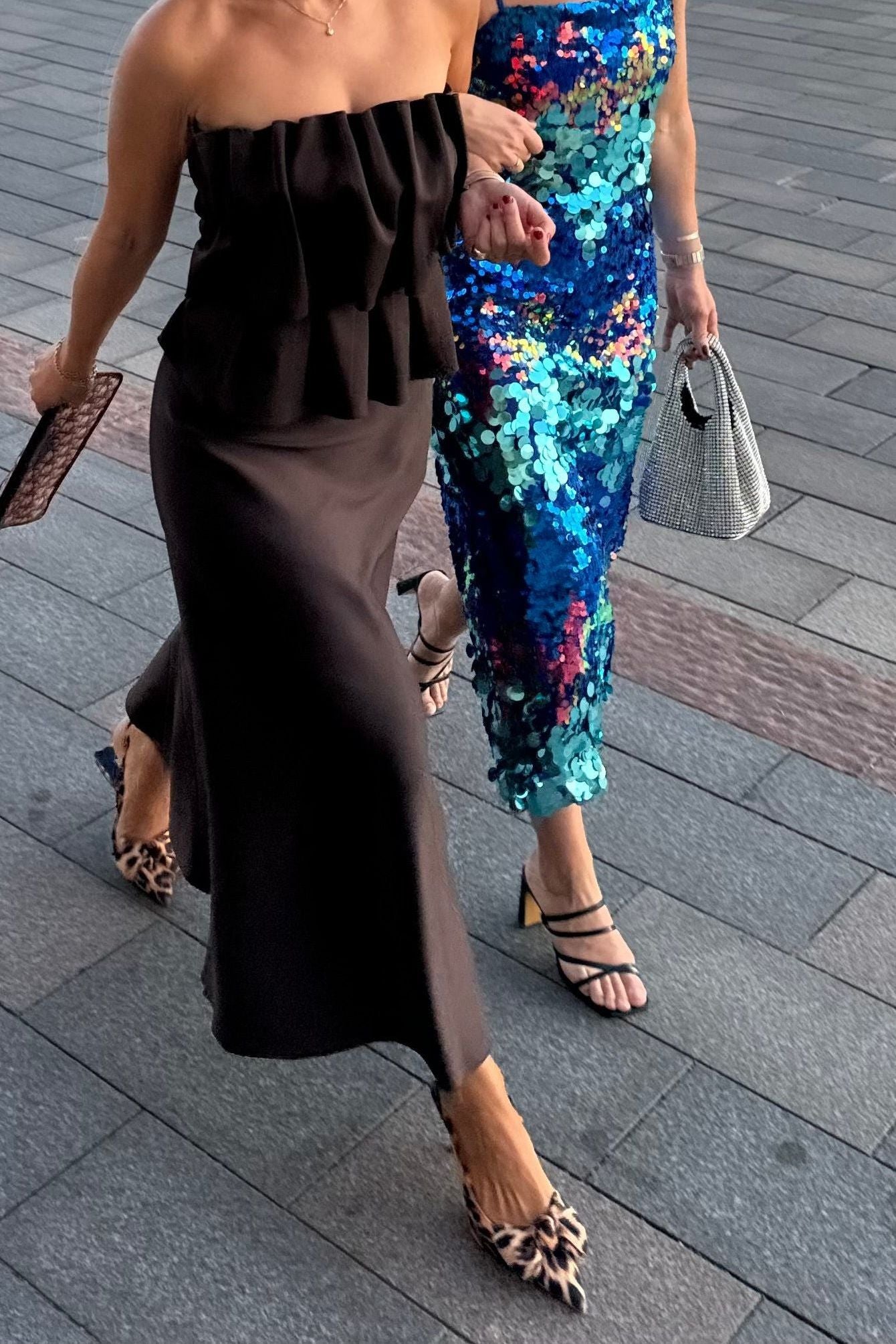 Dagmar Sculpted Brown Dress