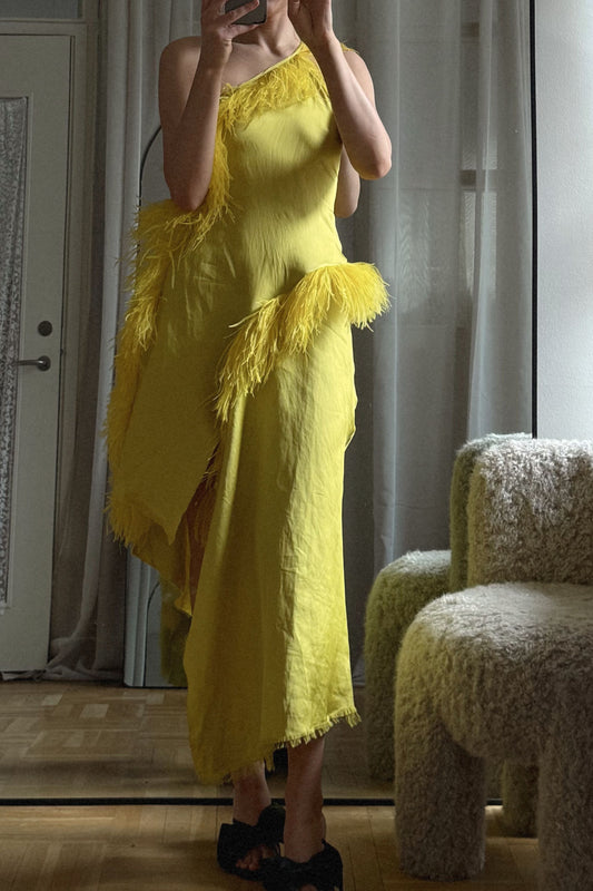 Marques'Almeida Feather Dress