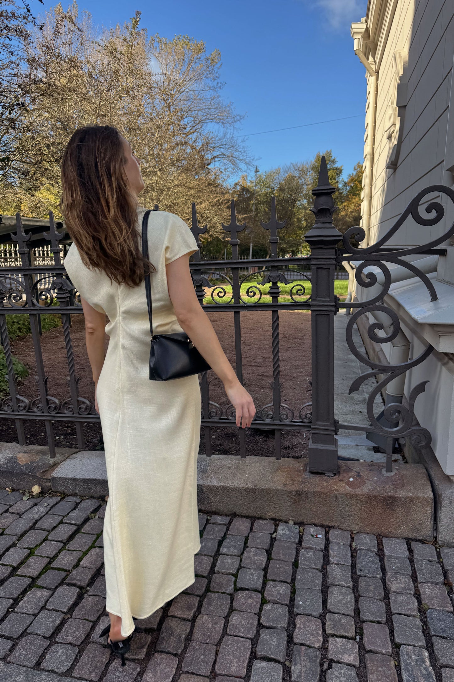 Toteme Slouch Waist Yellow Dress