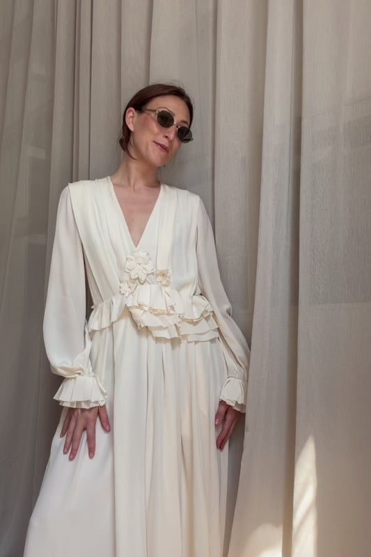 Victoria Beckham Bridal Floral Dress